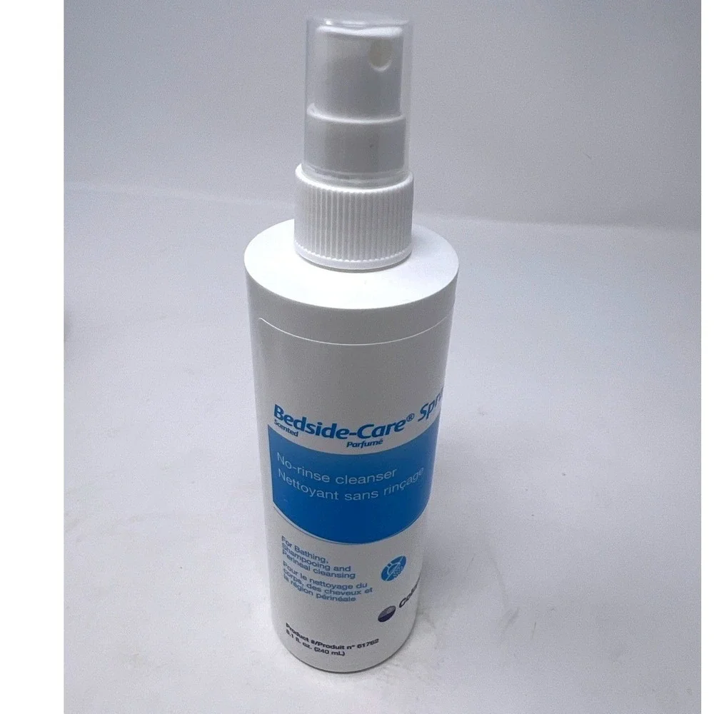Coloplast Bedside-Care No Rinse Cleanser Spray 8.1 oz 61762 + Emesis Basin
